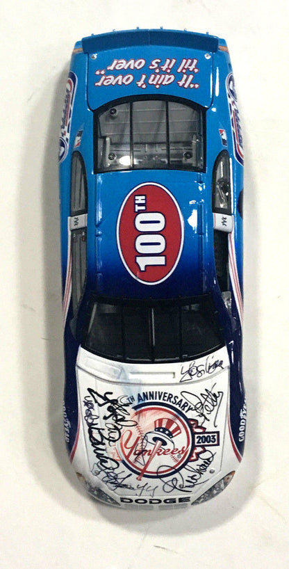 Yogi Berra & Richard Petty signed Action Toy stock car 2 auto Steiner COA LE