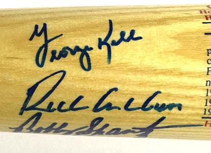 Philidelphia Phillies signed Cooperstown bat Richie Ashburn Bunning 4 Hof Auto