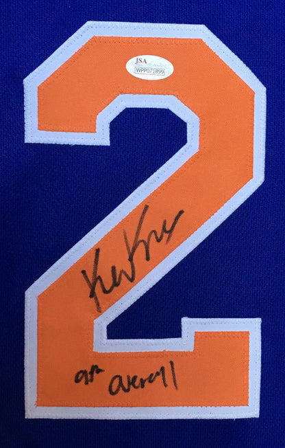 Kevin Knox signed #20 Knicks jersey ins 9th overall rookie autograph JSA COA