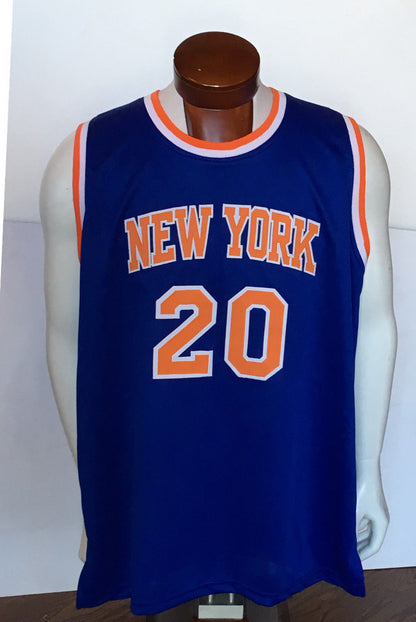 Kevin Knox signed #20 Knicks jersey ins 9th overall rookie autograph JSA COA