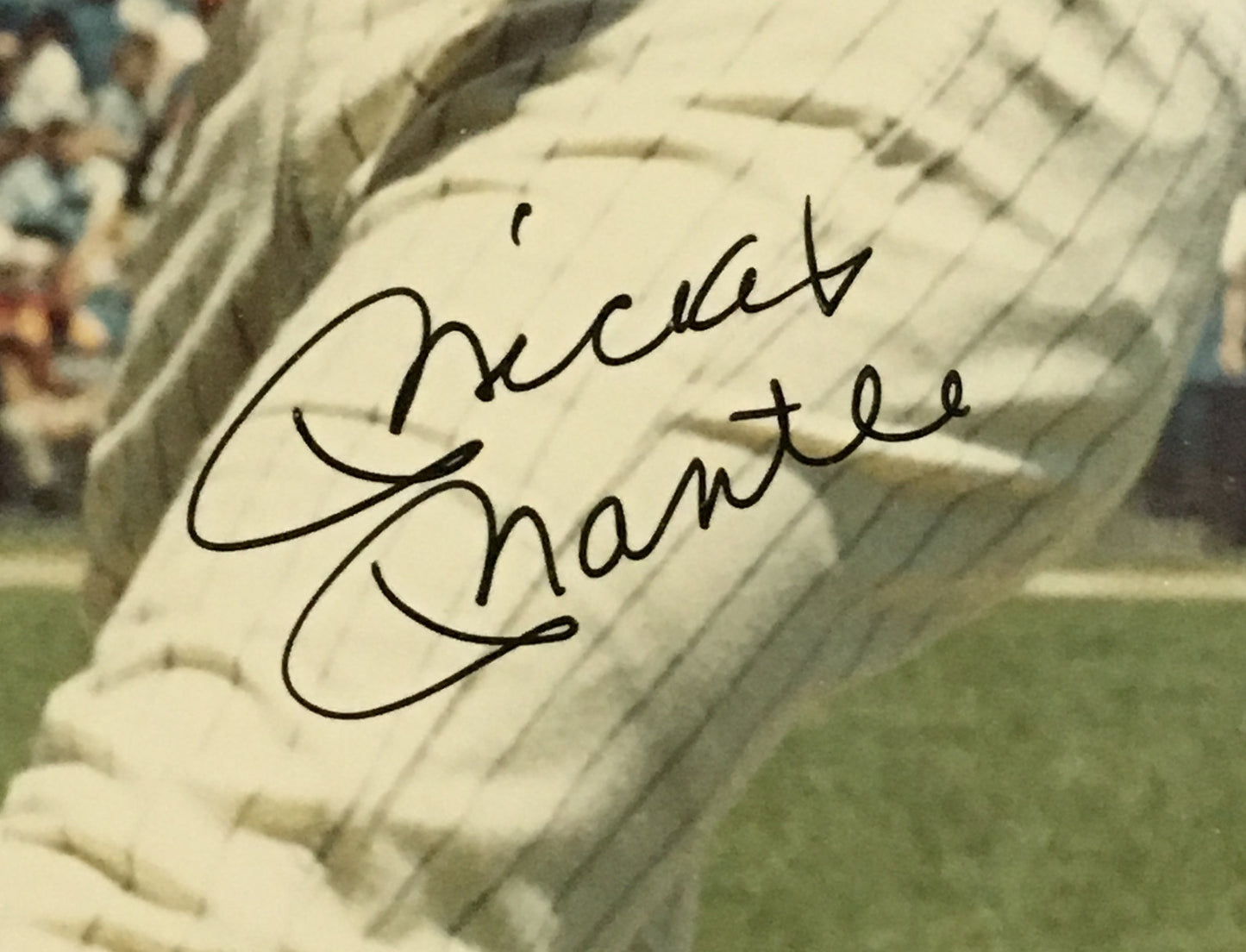 Mickey Mantle Yankees signed 8x10 photo framed vintage autograph tom catal COA