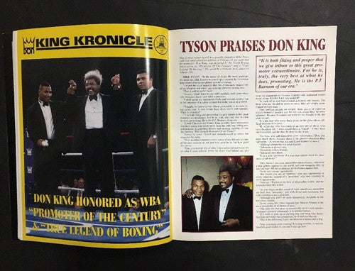 JULIO CESAR CHAVEZ vs MELDRICK TAYLOR II On site Boxing Program Insert 1994 MGM
