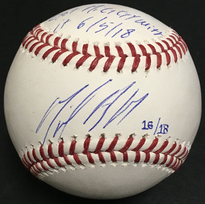 Miguel Andujar signed MLB baseball Miggy 1st grand slam rookie auto Steiner /18
