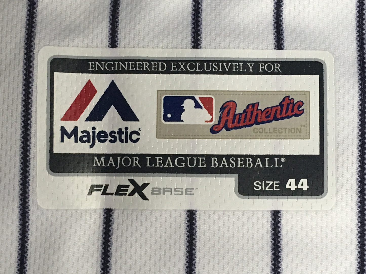 Miguel Andujar signed #41 Authentic jersey Yankees Rookie auto Steiner COA
