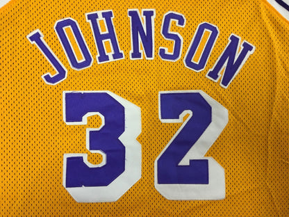 Magic Johnson 1979-80 Mitchell & Ness Authentic #32 Lakers Rookie Jersey Sz 52