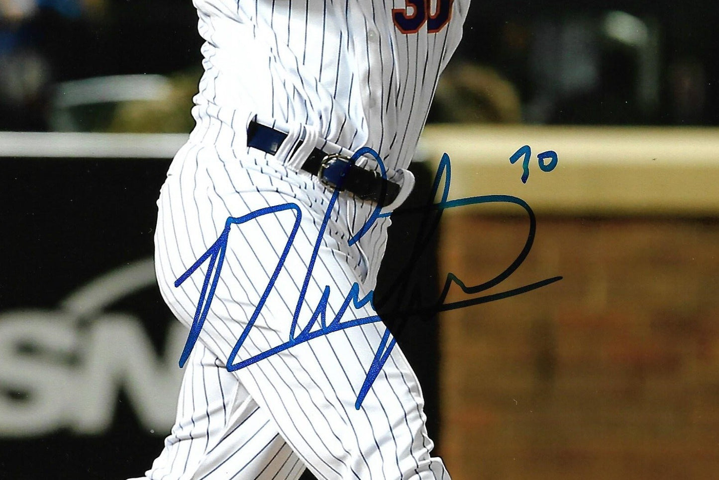 Michael Conforto signed 8x10 photo framed NY Mets coin mint autograph JSA COA