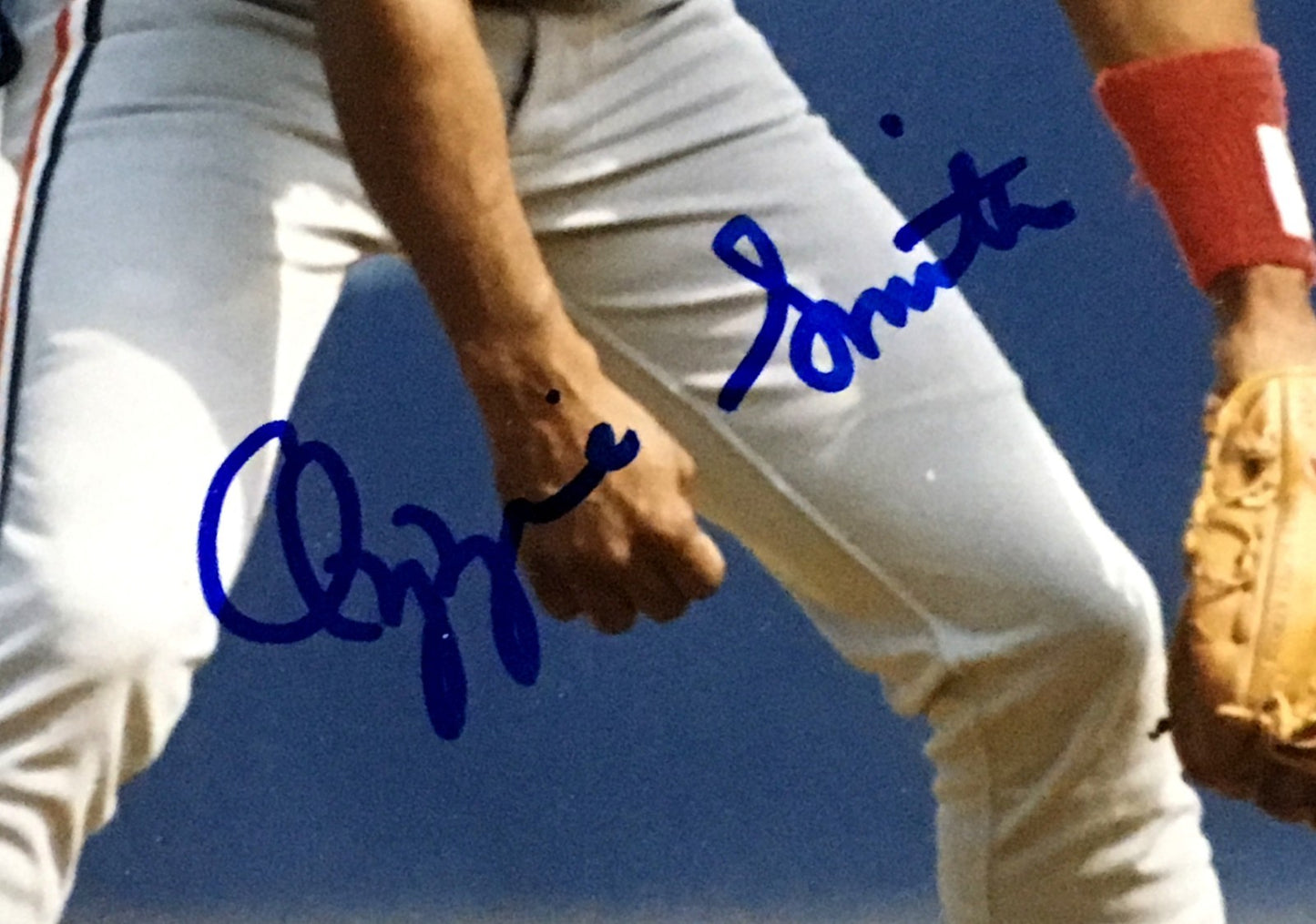Ozzie Smith Cardinals signed 8x10 photo framed autograph HOF CBM COA