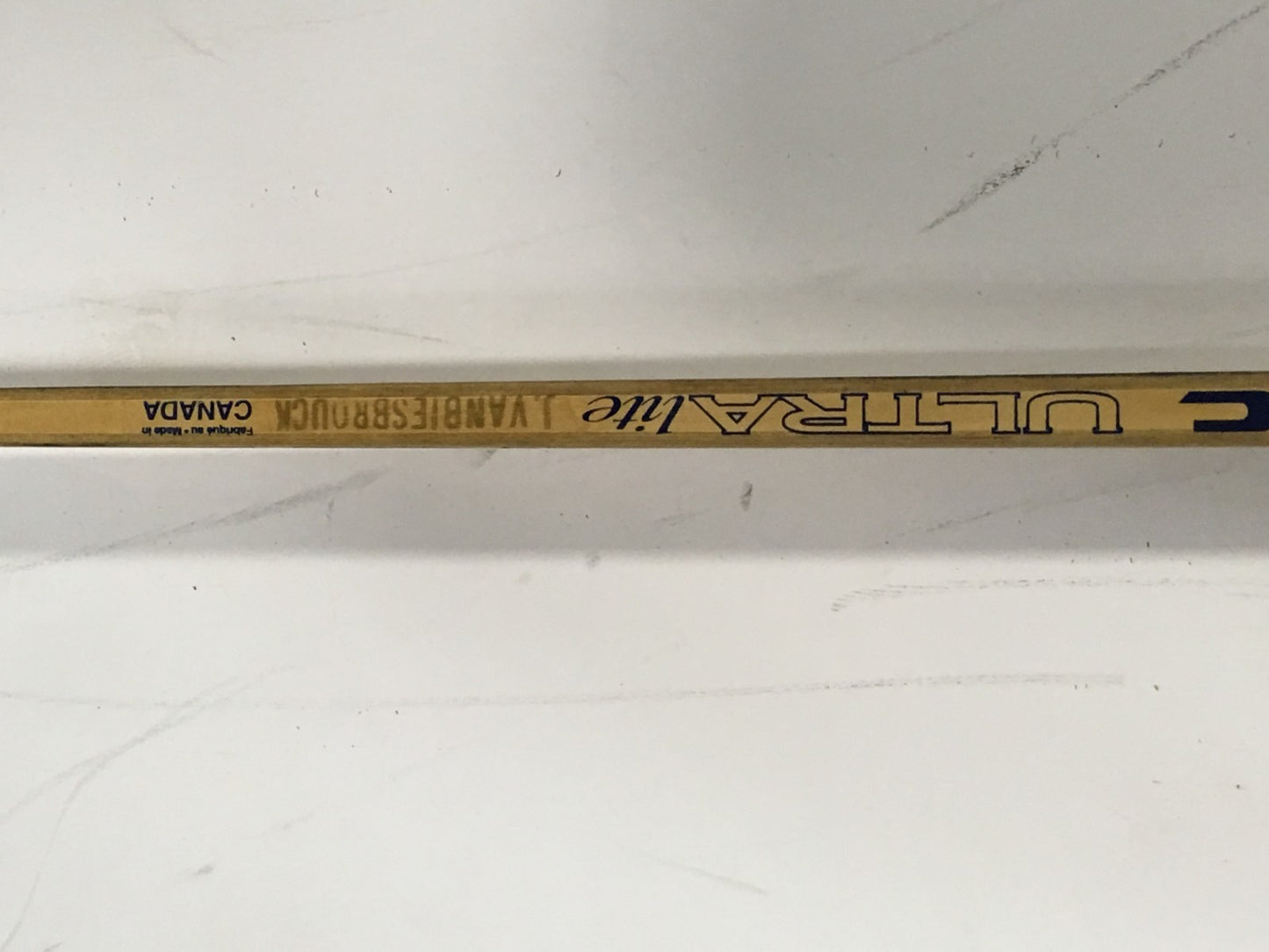 John Vanbiesbrouck game used VIC Ultra Lite 9050 goalie hockey stick HOF COA