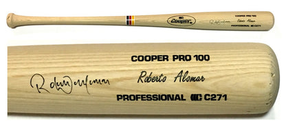 Roberto Alomar signed game issued Cooper C271 baseball bat autograph HOF CBM COA