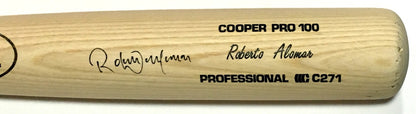 Roberto Alomar signed game issued Cooper C271 baseball bat autograph HOF CBM COA