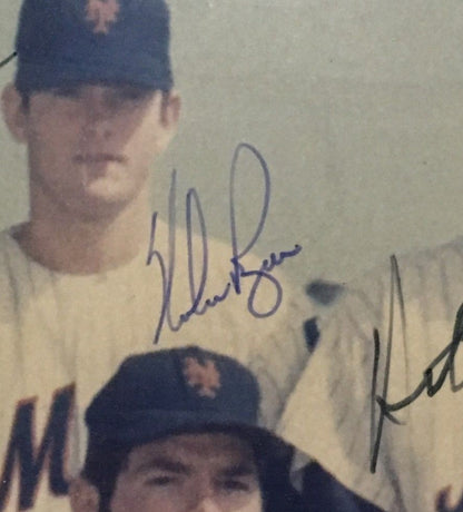 1969 NY Mets WS Champs team signed 16x20 photo 26 auto Nolan Ryan Tom Seaver COA
