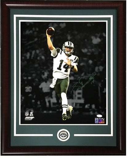 Sam Darnold signed 16x20 Spotlight photo framed Jets Seahawks rookie auto JSA