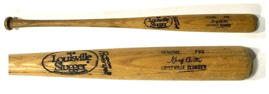 Gary Carter Game used 1980-83 Expos LS P89 Baseball Bat CBM COA HOF