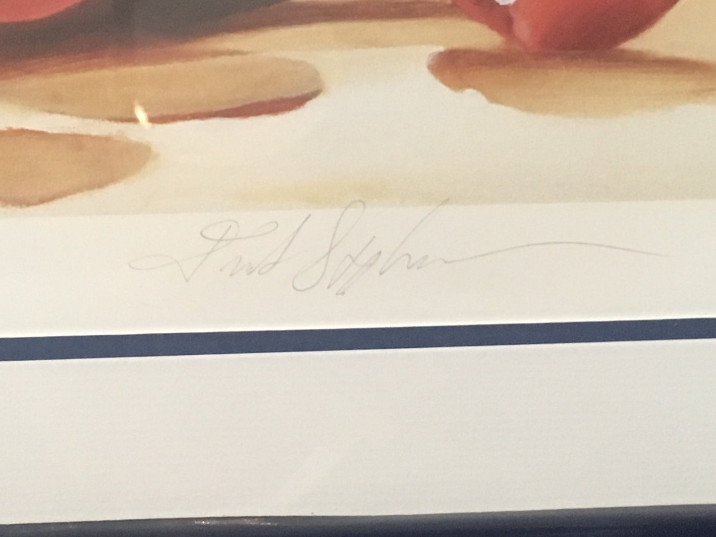 Muhammad Ali signed Frank Stapleton litho framed autograph LE /500 PSA/DNA LOA