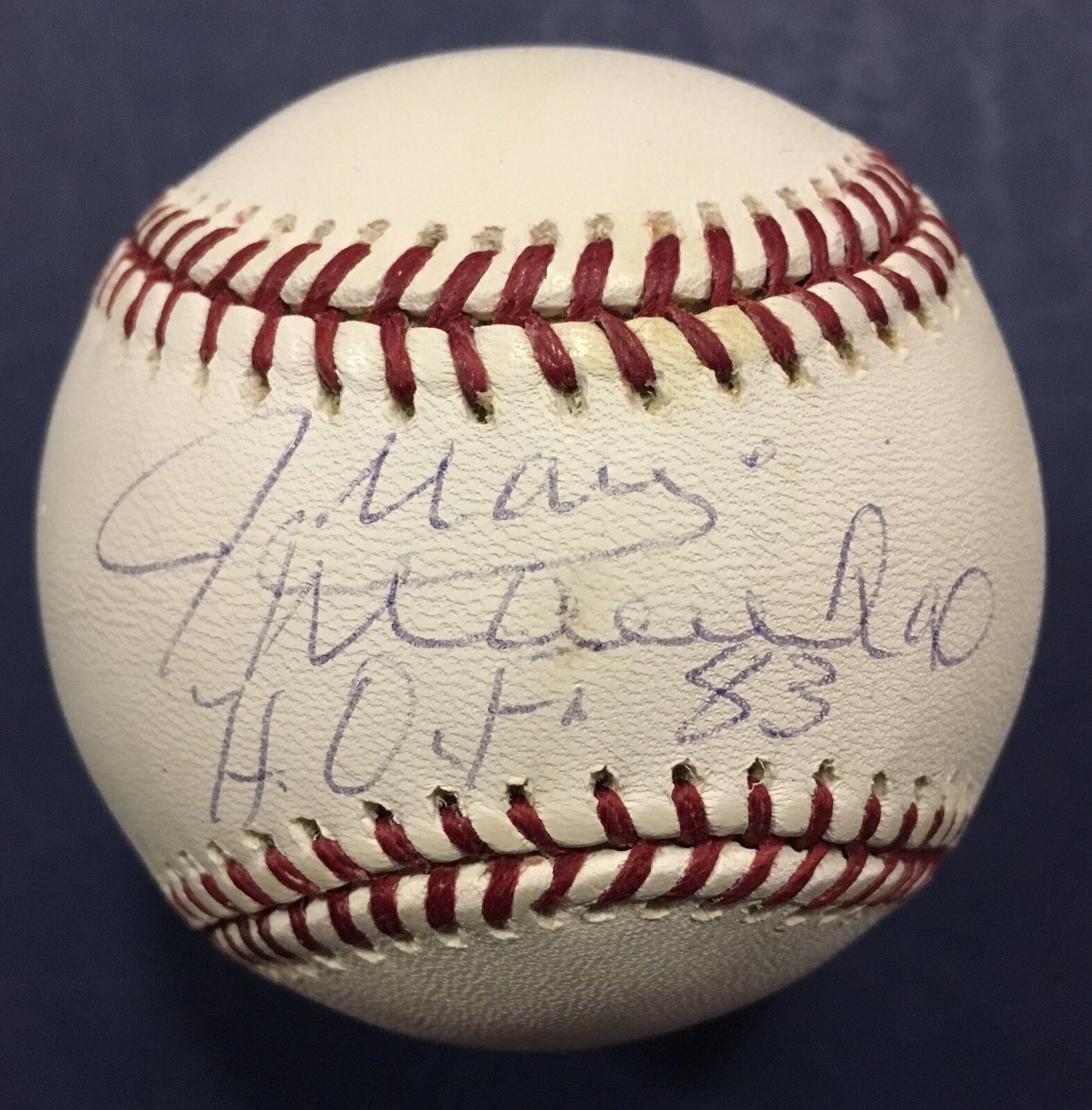 Juan Marichal Signed Official MLB Baseball Hof 83 Autograph RJ.com Coa Auto