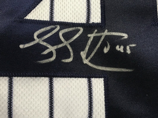 Luke Voit Yankees Signed Authentic Flex Base jersey Rookie auto Steiner COA