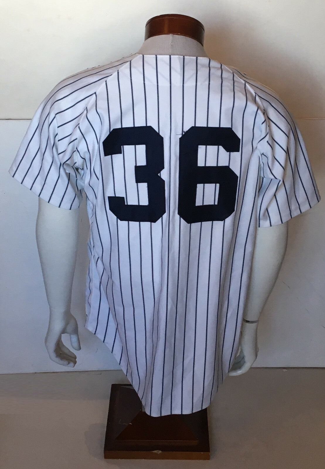 David Cone signed game issued 1996 Tagged Rawlings Yankees jersey auto Agent COA