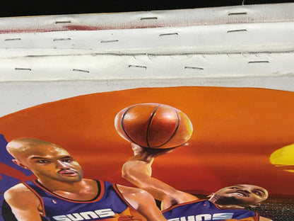 Charles Barkley / Terrence Fogarty signed original canvas oil painting COA 1/1