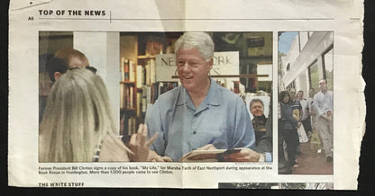 Bill Clinton President My Life Hard Cover Book Signed Mint Proof CBM COA