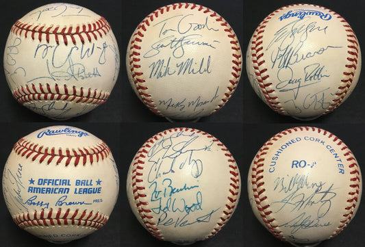1988 USA Olympic team signed baseball 20 auto Jim Abbott Tino Martinez CBM  COA