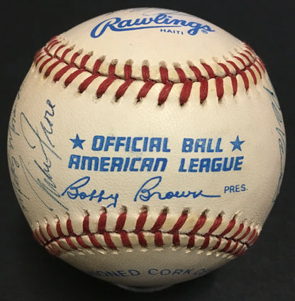 1988 USA Olympic team signed baseball 20 auto Jim Abbott Tino Martinez CBM  COA
