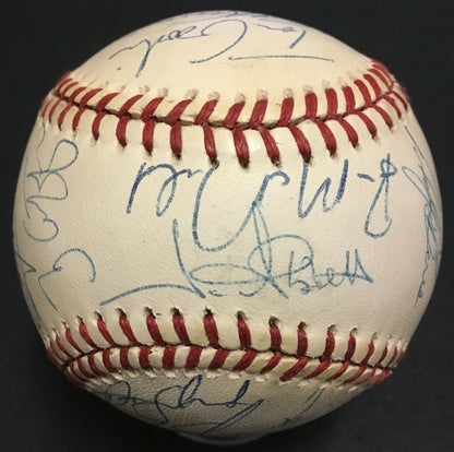 1988 USA Olympic team signed baseball 20 auto Jim Abbott Tino Martinez CBM  COA