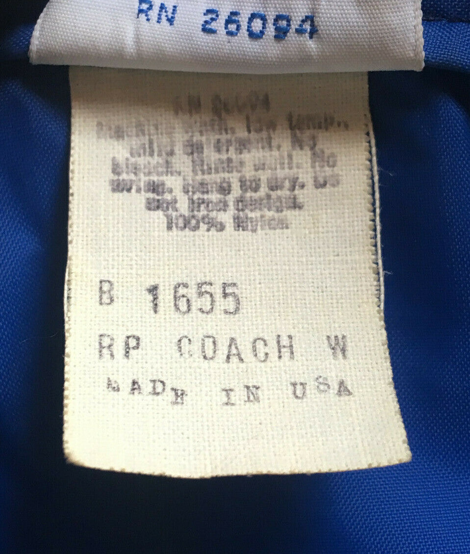 New Jersey Generals Usfl vintage 1980s Champion Issued size L coach jacket