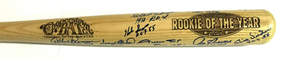 Willie Mays signed ROY 1951 Cooperstown bat 15 auto JSA LOA Frank Robinson