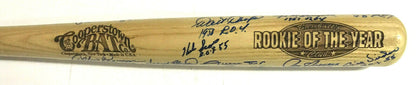 Willie Mays signed ROY 1951 Cooperstown bat 15 auto JSA LOA Frank Robinson
