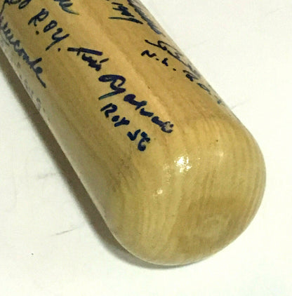 Willie Mays signed ROY 1951 Cooperstown bat 15 auto JSA LOA Frank Robinson