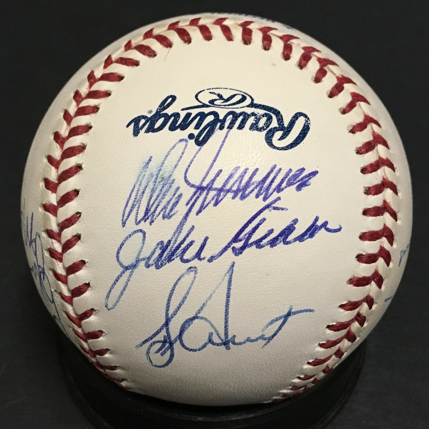 Yogi Berra Don Larsen signed Yankees legends baseball 13 auto Don Zimmer CBM COA
