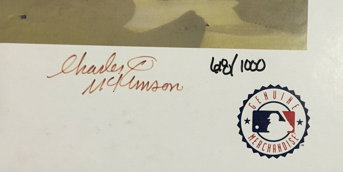Pete Rose Eddie Murray signed 3000 hit McKimson Looney Tunes litho 2 auto COA Le