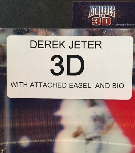 Derek Jeter 3D Photo 8x10 #2 Action 2010 Gms  Steinbrenner Patch Mlb Holo RARE