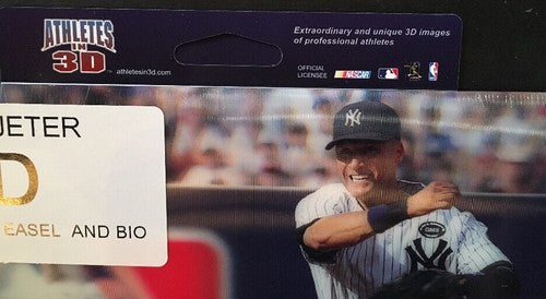 Derek Jeter 3D Photo 8x10 #2 Action 2010 Gms  Steinbrenner Patch Mlb Holo RARE