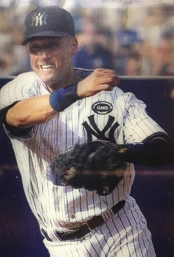 Derek Jeter 3D Photo 8x10 #2 Action 2010 Gms  Steinbrenner Patch Mlb Holo RARE