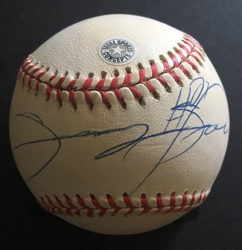 Sammy Sosa Cubs signed NL baseball 66 HR MVP Autograph TSC COA Mint Vintage