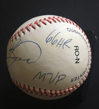 Sammy Sosa Cubs signed NL baseball 66 HR MVP Autograph TSC COA Mint Vintage