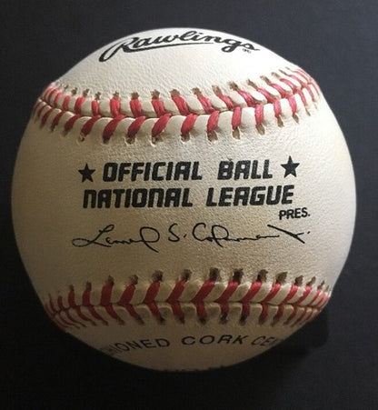 Sammy Sosa Cubs signed NL baseball 66 HR MVP Autograph TSC COA Mint Vintage