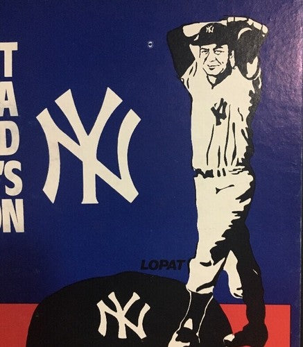 Ron Guidry Whitey Ford Tommy John Yankees Cardboard Sign Budweiser Tradition