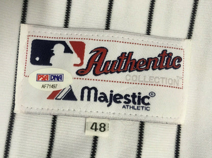 CC Sabathia signed Majestic Authentic 2009 Yankees WS Jersey HOF  Auto  PSA COA