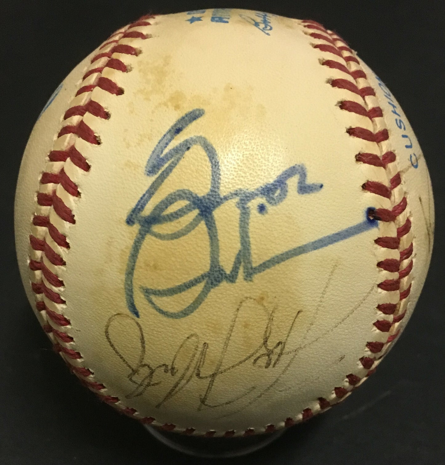 1996 NY Yankees team signed AL Baseball 7 Auto George Steinbrenner Joe Torre COA