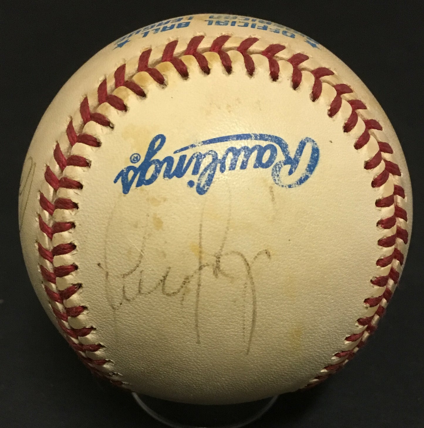 1996 NY Yankees team signed AL Baseball 7 Auto George Steinbrenner Joe Torre COA