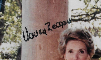 Betty Ford Nancy Reagan 1st Ladies signed 8x10 photo framed 2 auto BAS LOA