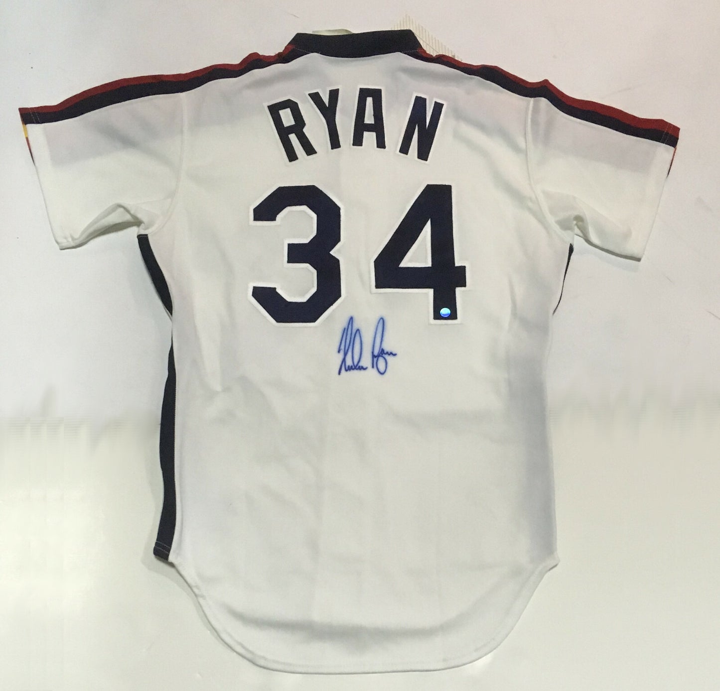 Nolan Ryan signed Rawlings Vintage Authentic Astros  Jersey auto Ken Goldin COA