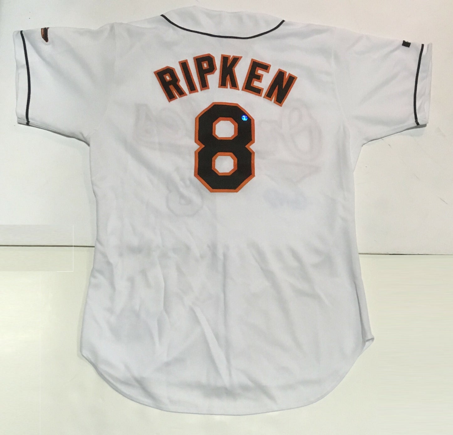 Cal Ripken Jr signed Russell Athletic Diamond Authentic Orioles jersey auto COA