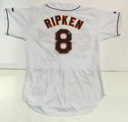 Cal Ripken Jr signed Russell Athletic Diamond Authentic Orioles jersey auto COA