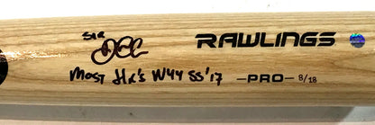 Didi Gregorius signed  bat most HR NYY SS 17 Steiner COA /18 Ny Yankees Rare