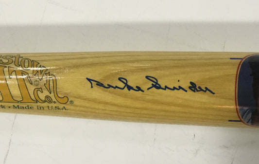 Duke Snider Dodgers signed Cooperstown baseball bat mint autograph HOF JSA