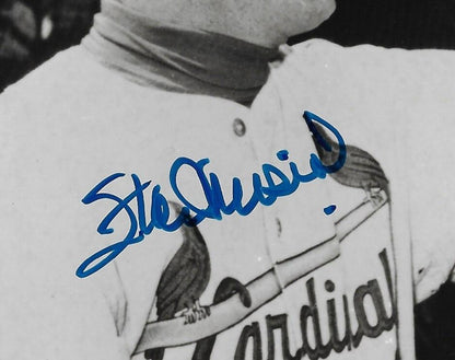 Duke Snider Stan Musial signed 8x10 Rare photo framed 2 auto HOF PSA Coa Hof
