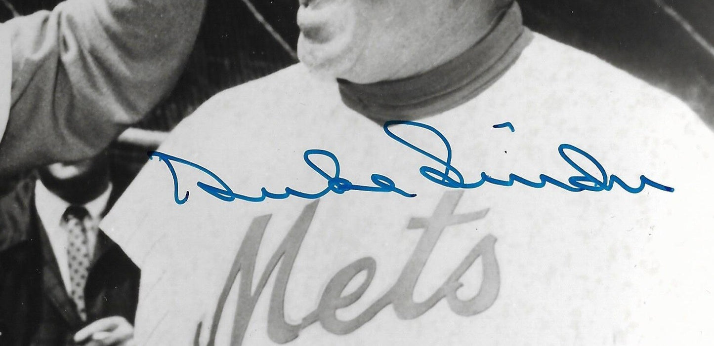 Duke Snider Stan Musial signed 8x10 Rare photo framed 2 auto HOF PSA Coa Hof
